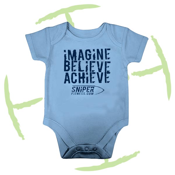 BATTLE CRY BABYGROW LIGHT BLUE
