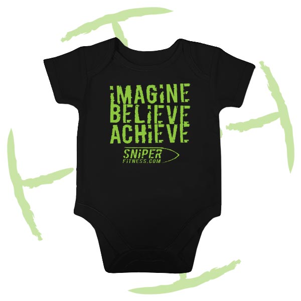 BATTLE CRY BABYGROW BLACK