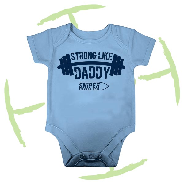 BATTLE CRY BABYGROW LIGHT BLUE