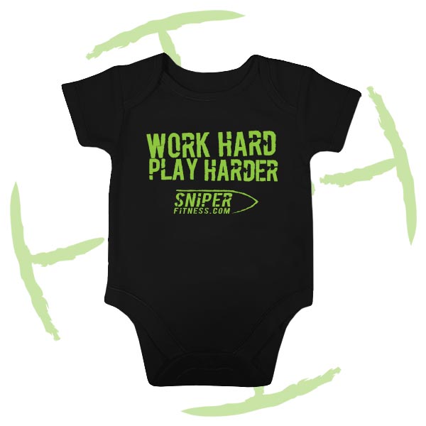 BATTLE CRY BABYGROW BLACK