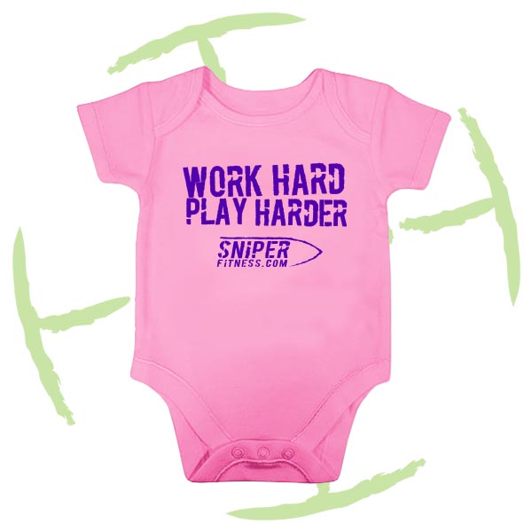BATTLE CRY BABYGROW PINK